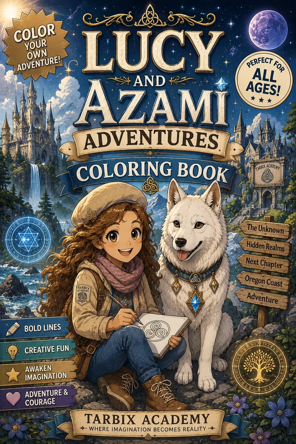 Cover of Lucy & Azami Adventures by Tarbix Academy