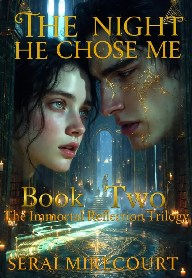 Cover of The Night He Chose Me by Serai Mirecourt